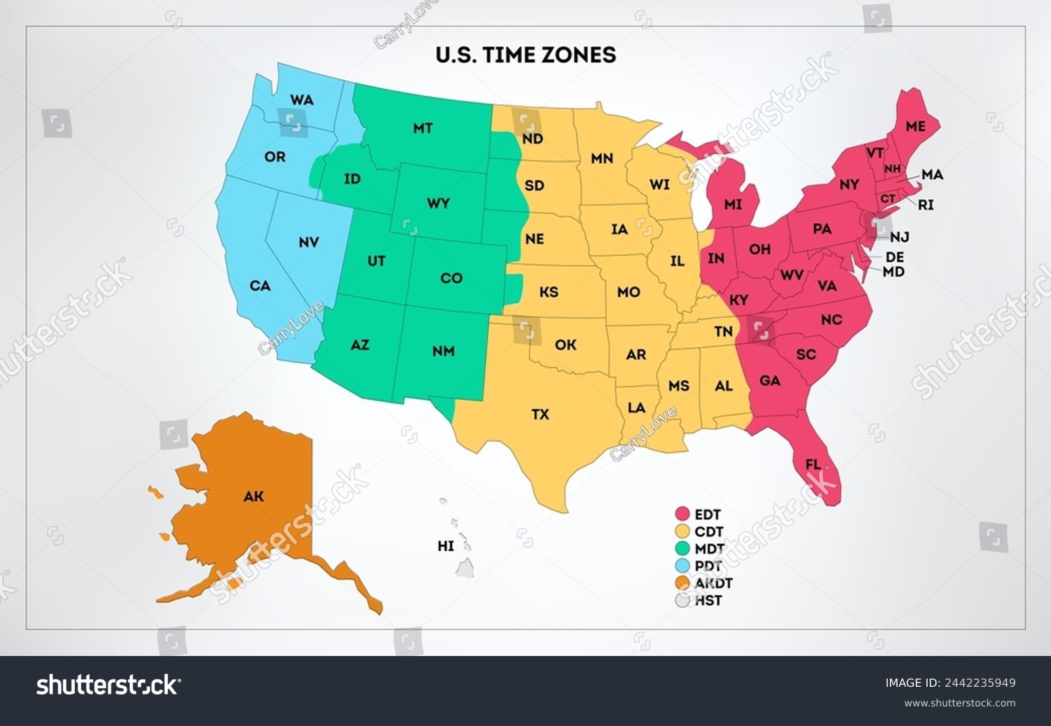 37 Central Time Zone Map Usa Royalty Free Images Stock Photos Pictures Shutterstock