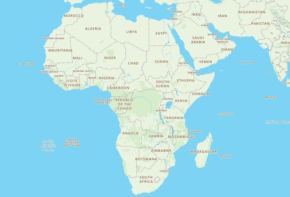 Africa Map Interactive Printable Maps Alphabetical Country List MapQuest Travel