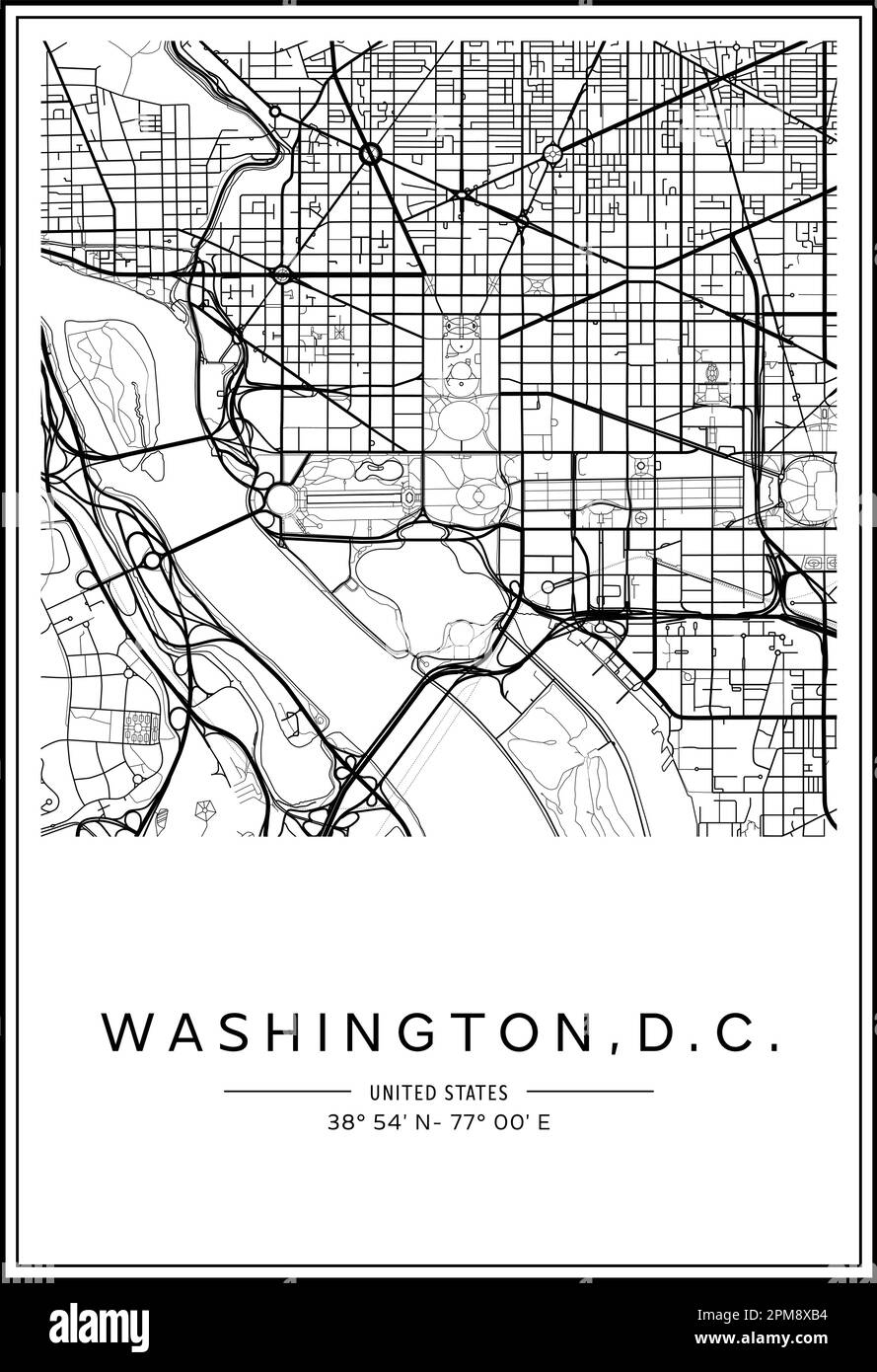 Black And White Printable Washington D C City Map Poster Design Vector Illistration Stock Vector Image Art Alamy Black And White Printable Washington D C City Map Poster Design Vector Illistration Stock Vector Image Art Alamy