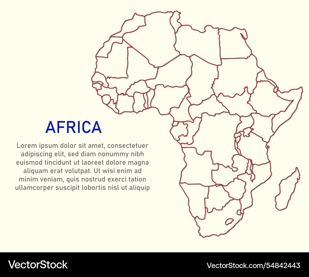 map of africa blank printable