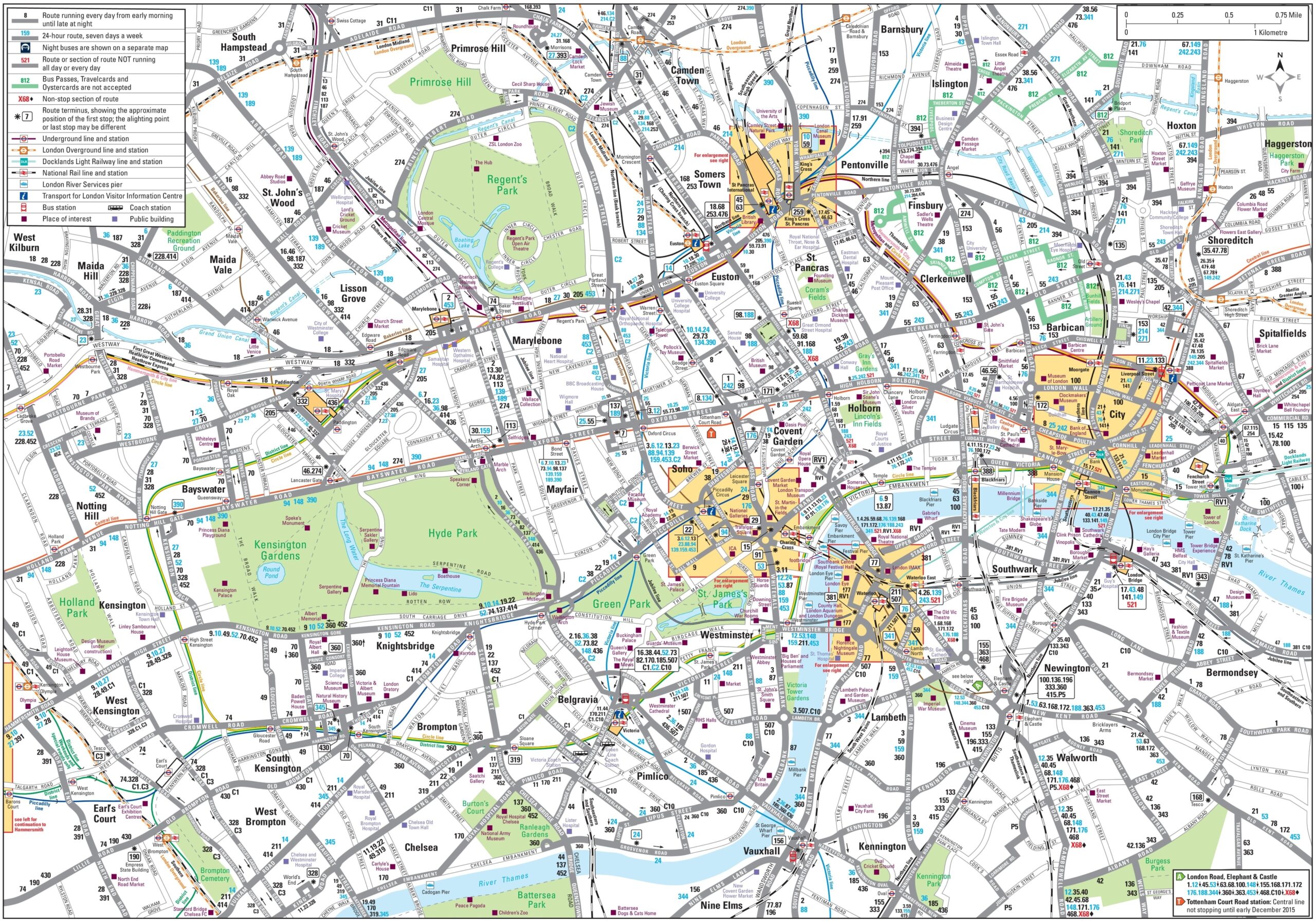 printable map of london england