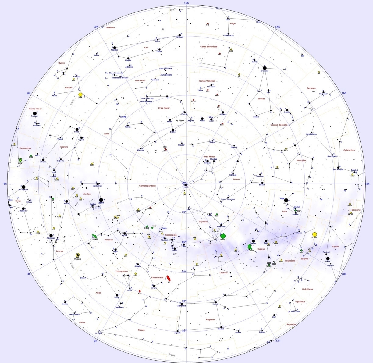 Constellation Map Constellation Guide Constellation Map Constellation Guide
