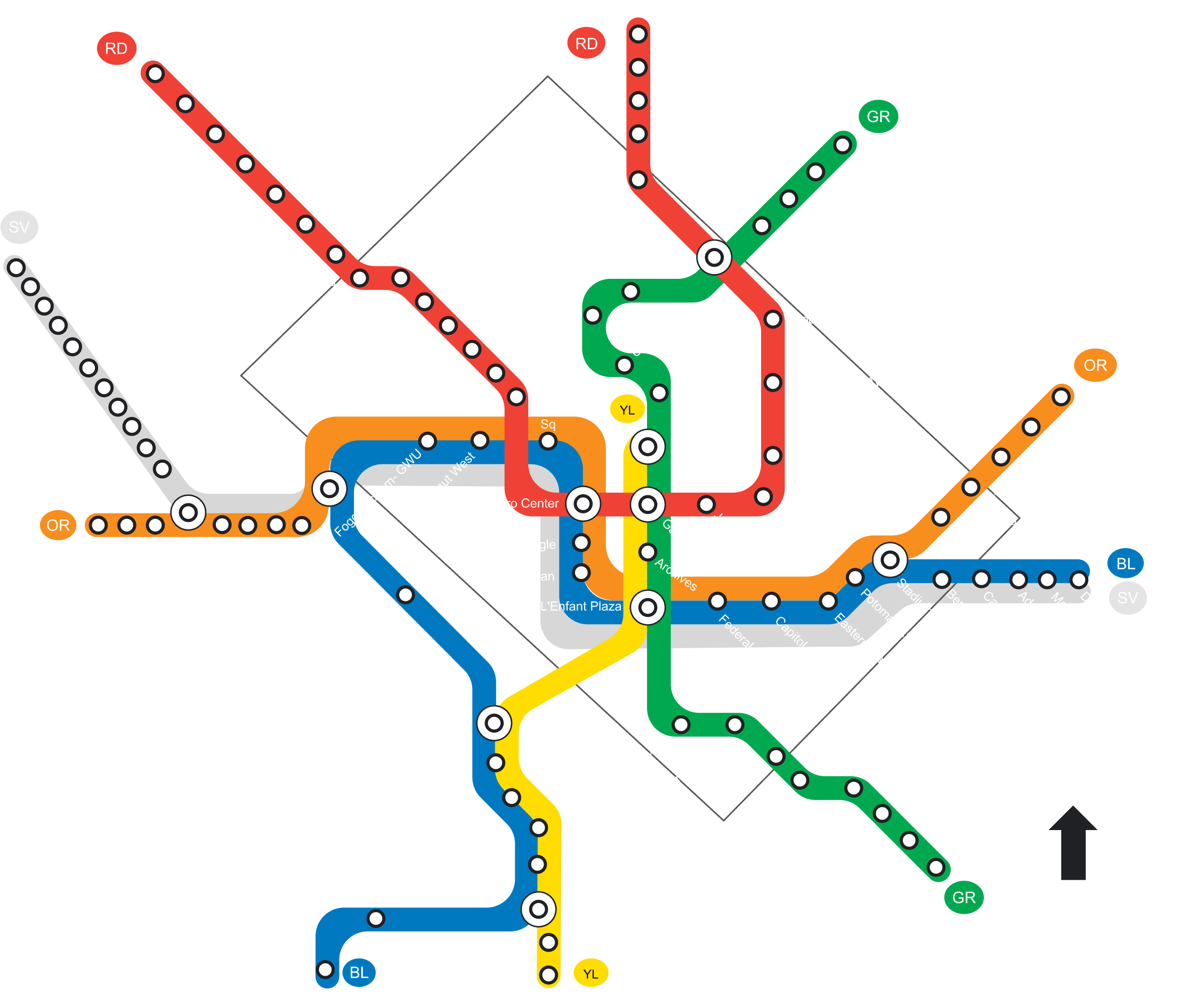 DC Metro Map