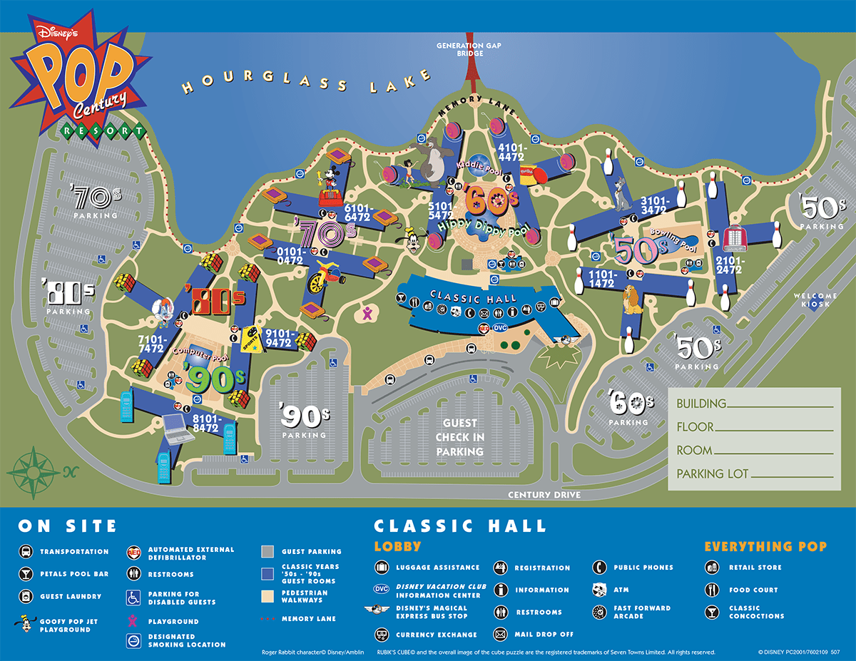 printable disney world map