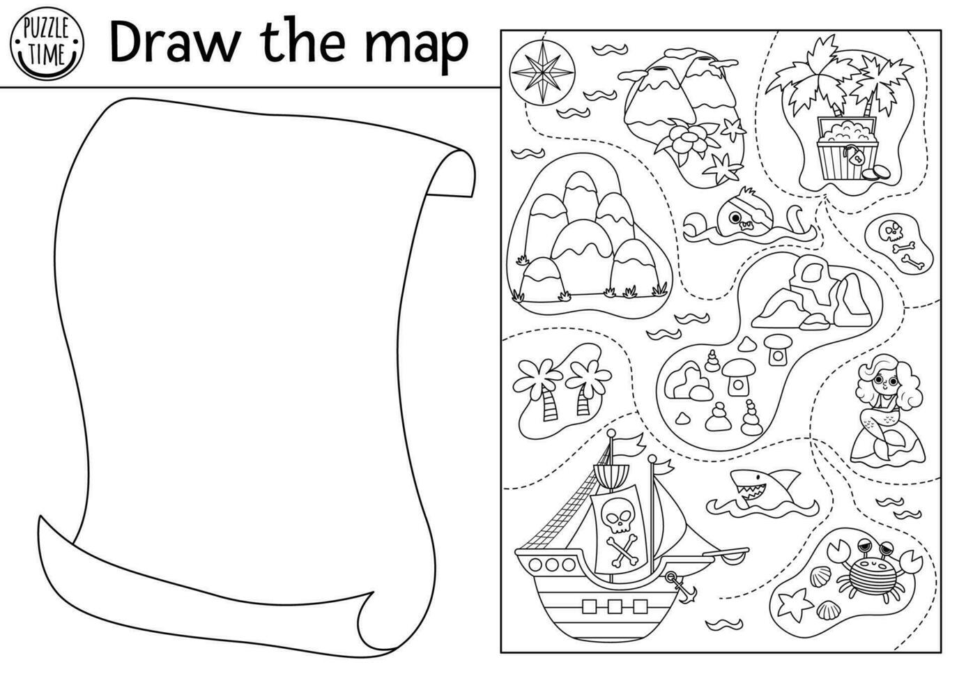free printable pirate map