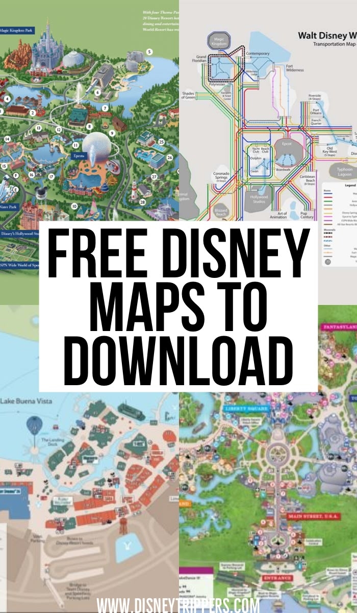 disney world maps printable