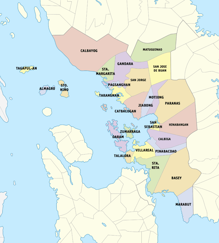 Printable Samar Map Philippines - Jenny Blog