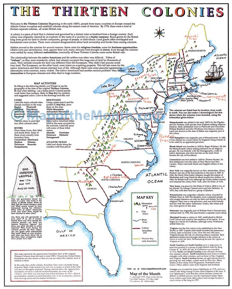 First USA Map Authored By An American Rogue Maps For The Classroom