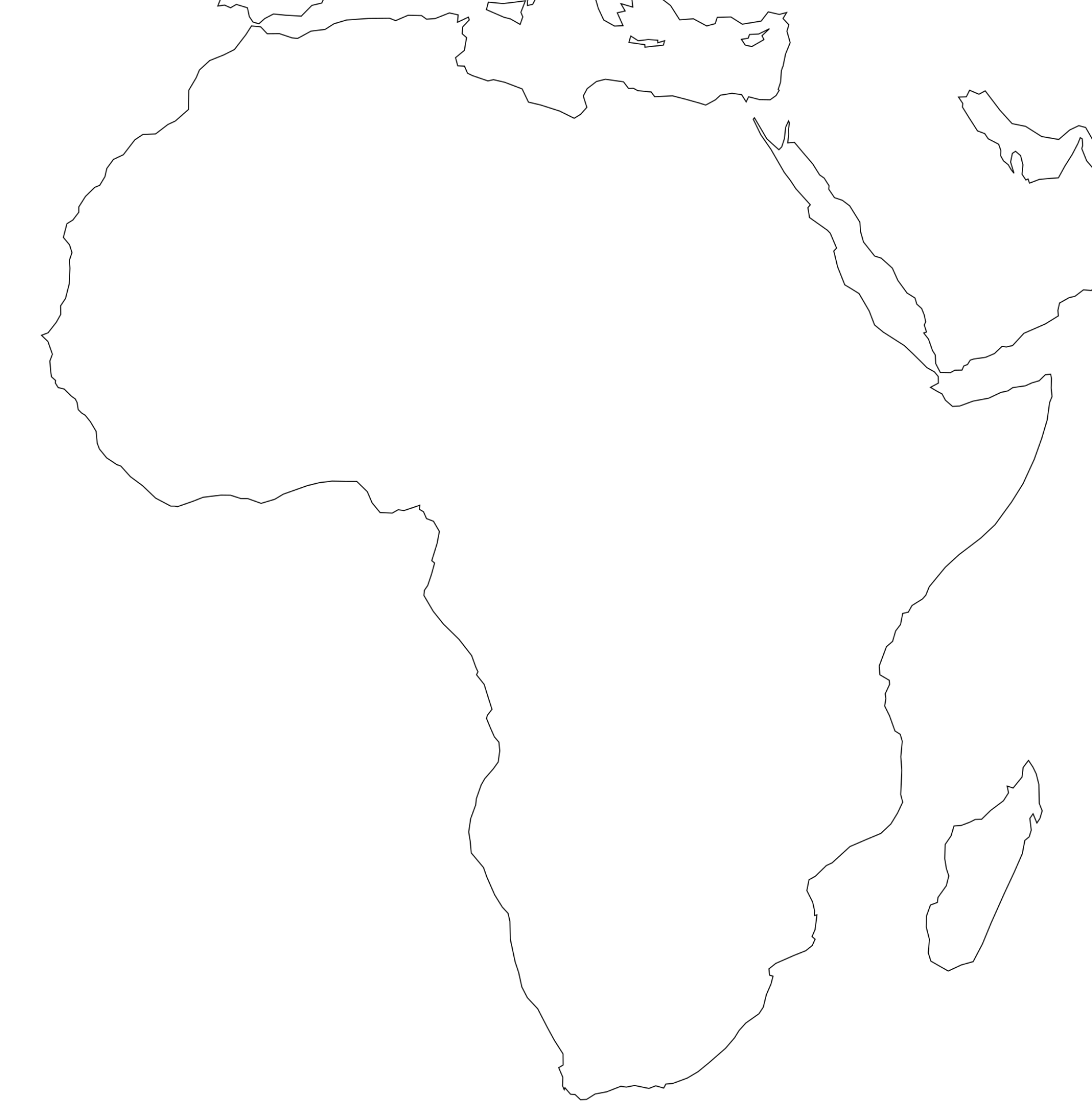 Free Printable Maps Of Africa Free Printable Maps Of Africa