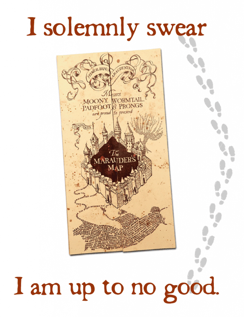 How To Make A DIY Marauder s Map Shirts with 2 Free Printables This DIY Life