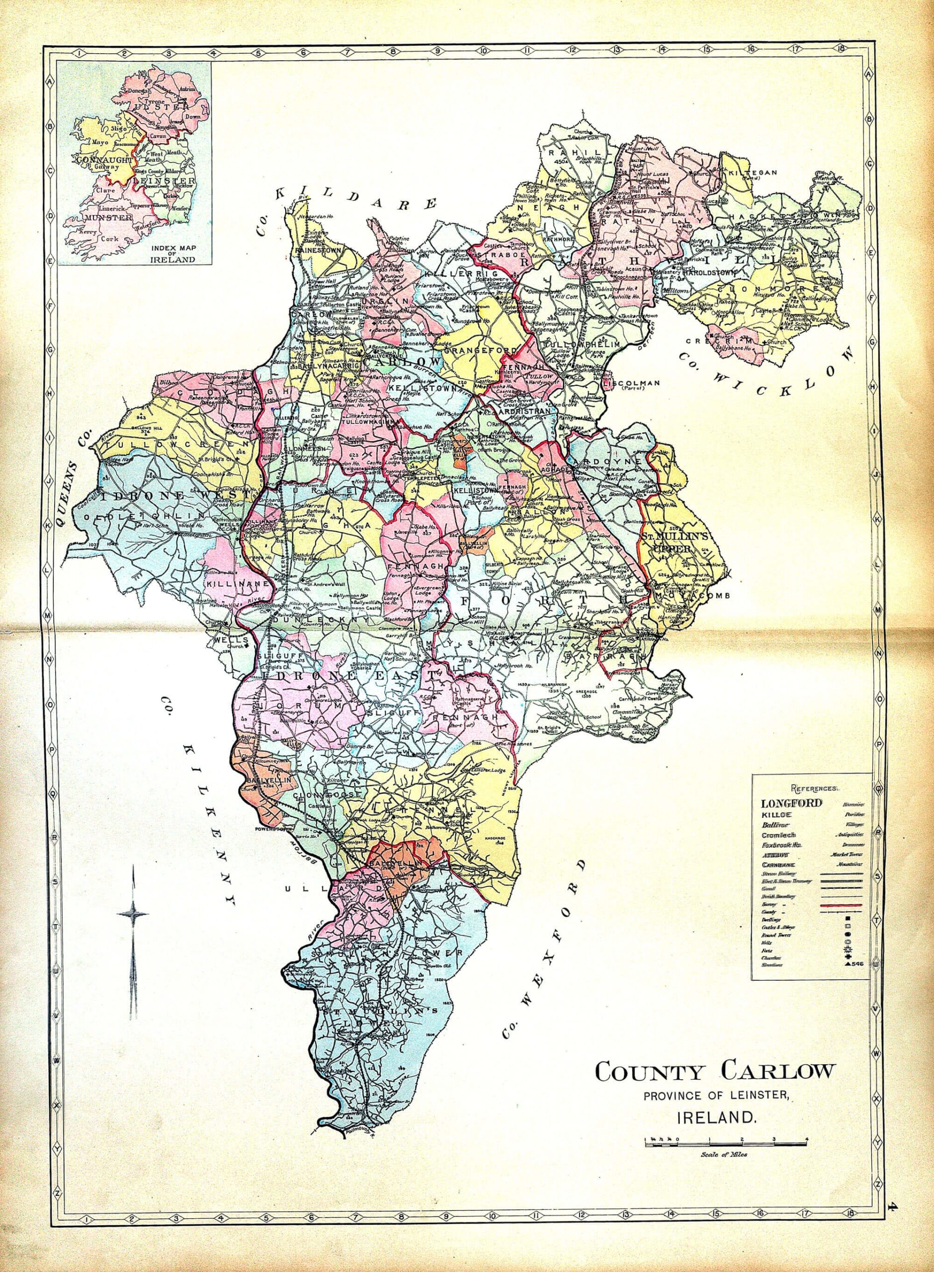 Ireland And Counties Maps A 31 Richards 1901 L Brown Collection