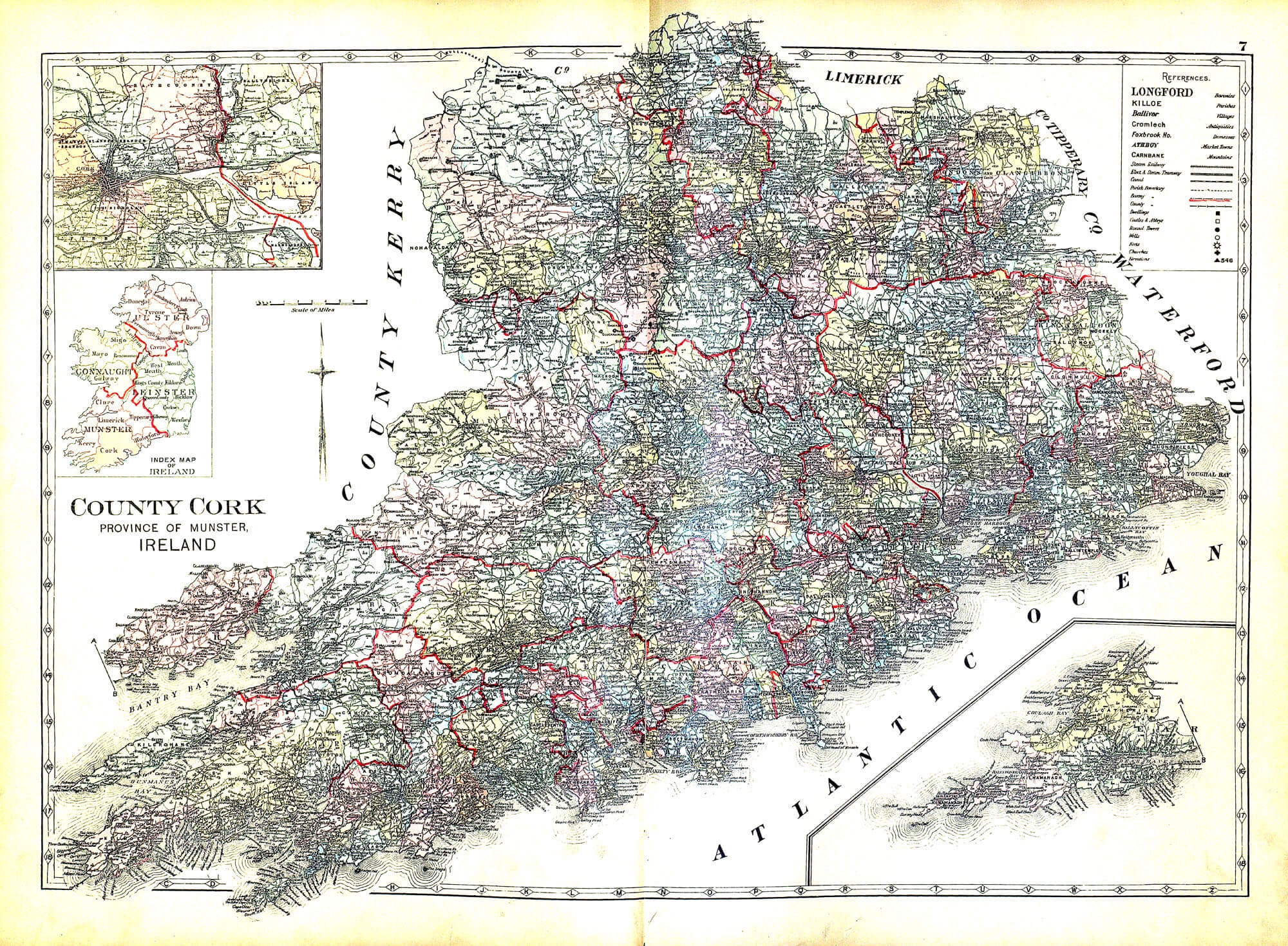 Ireland And Counties Maps A 31 Richards 1901 L Brown Collection