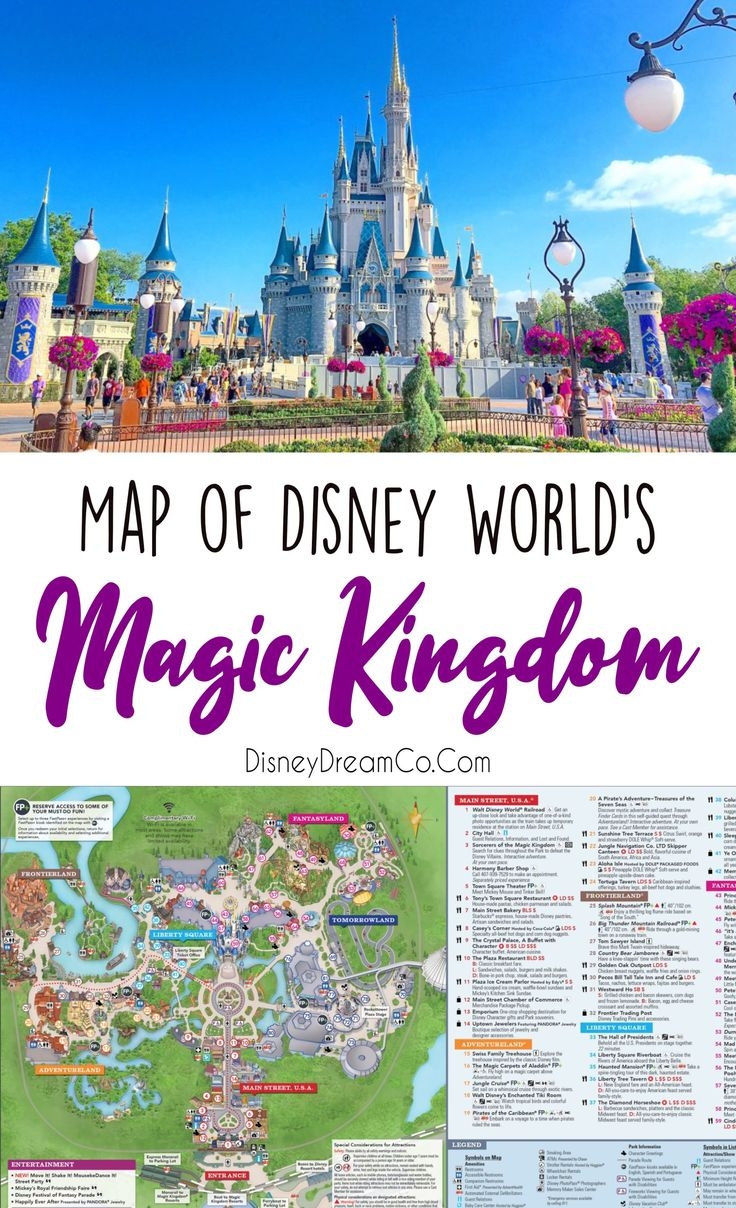 printable magic kingdom map