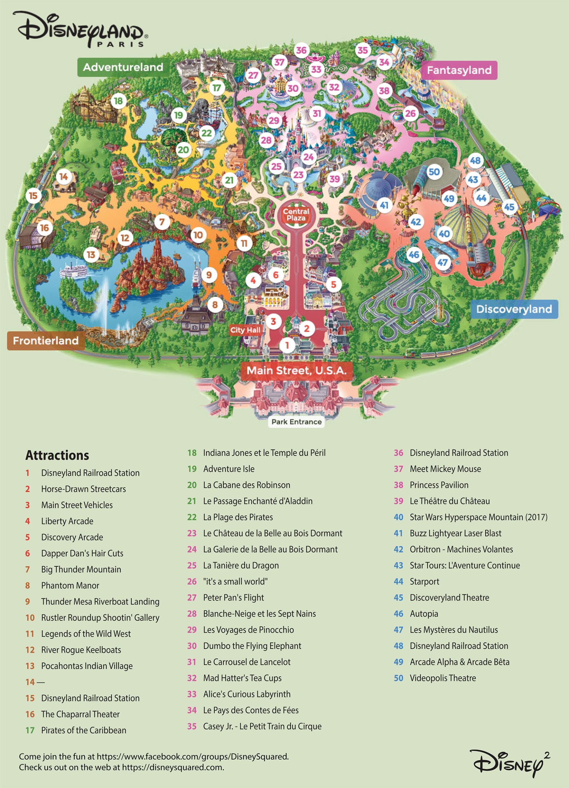 printable disneyland park map