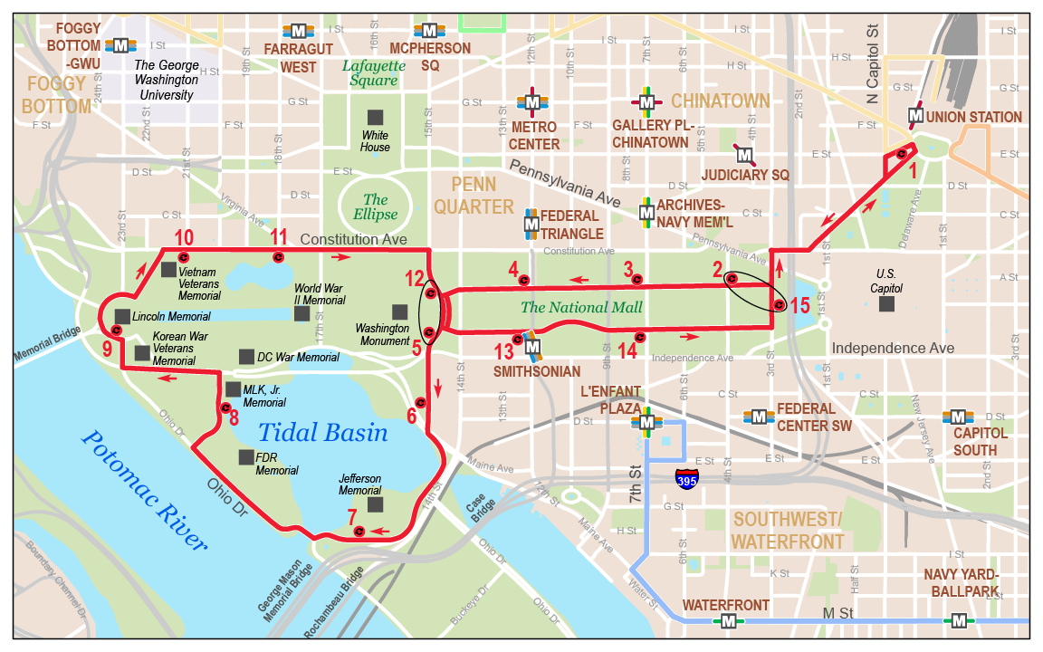 printable map of national mall