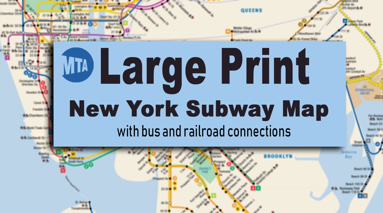 New York Subway Map Printable