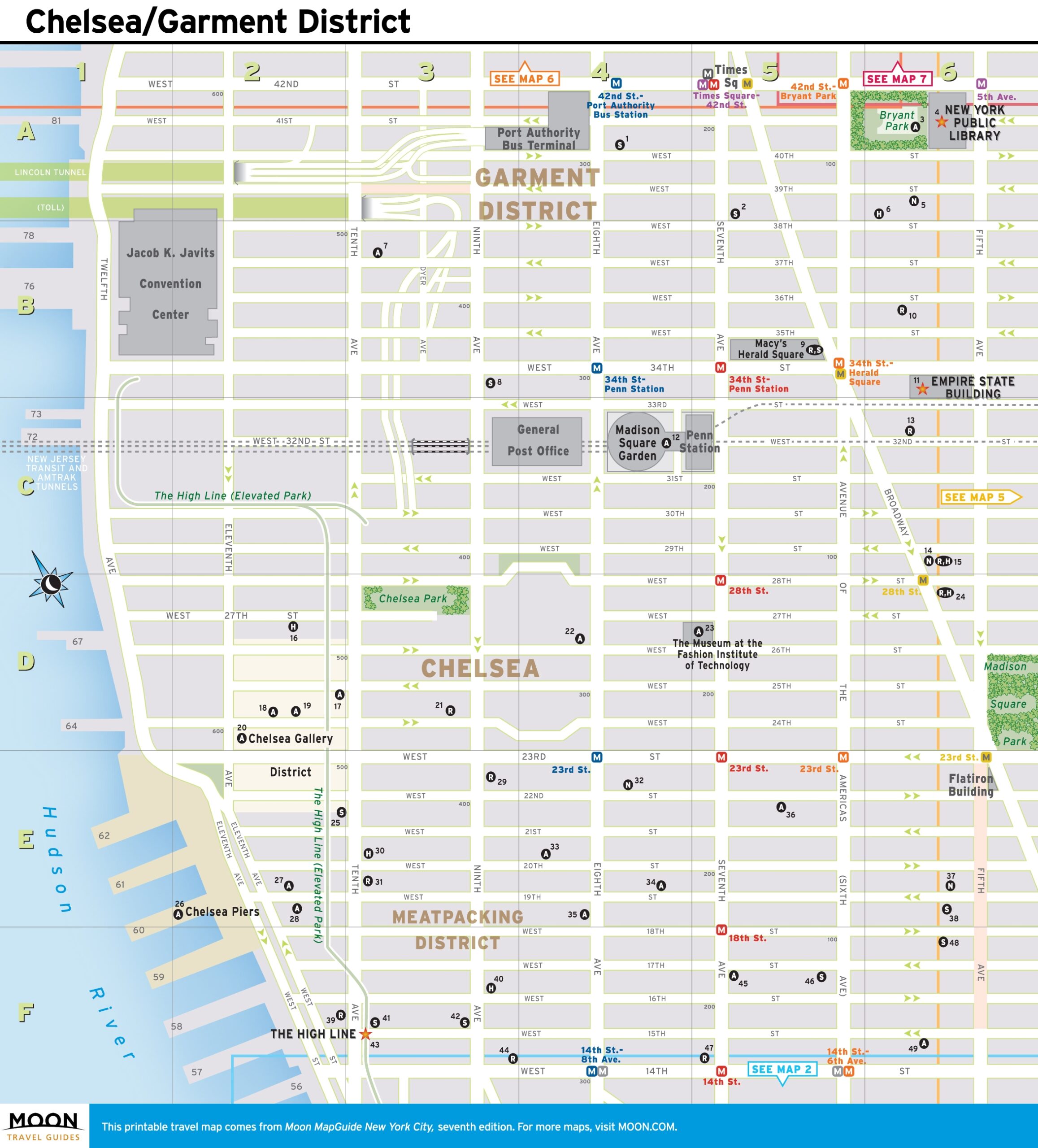 new york city maps manhattan printable