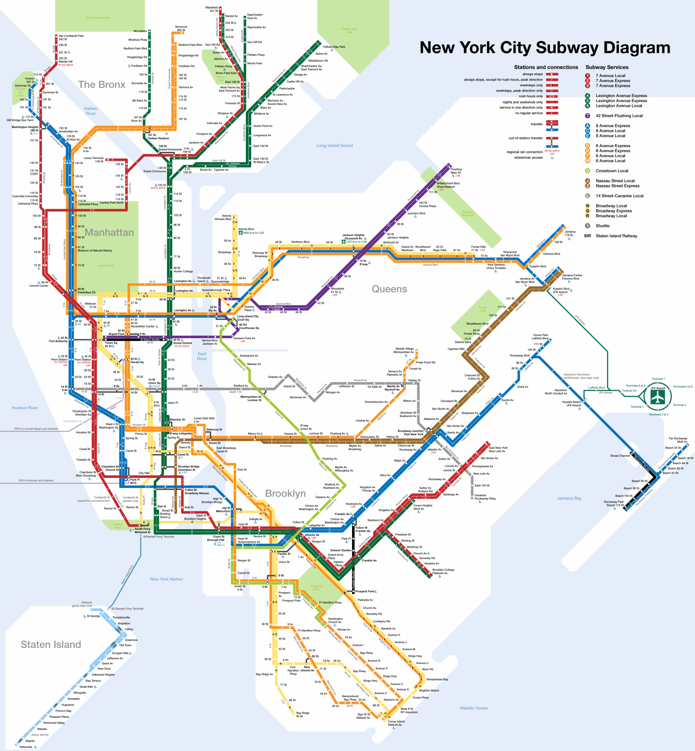 printable mta subway map