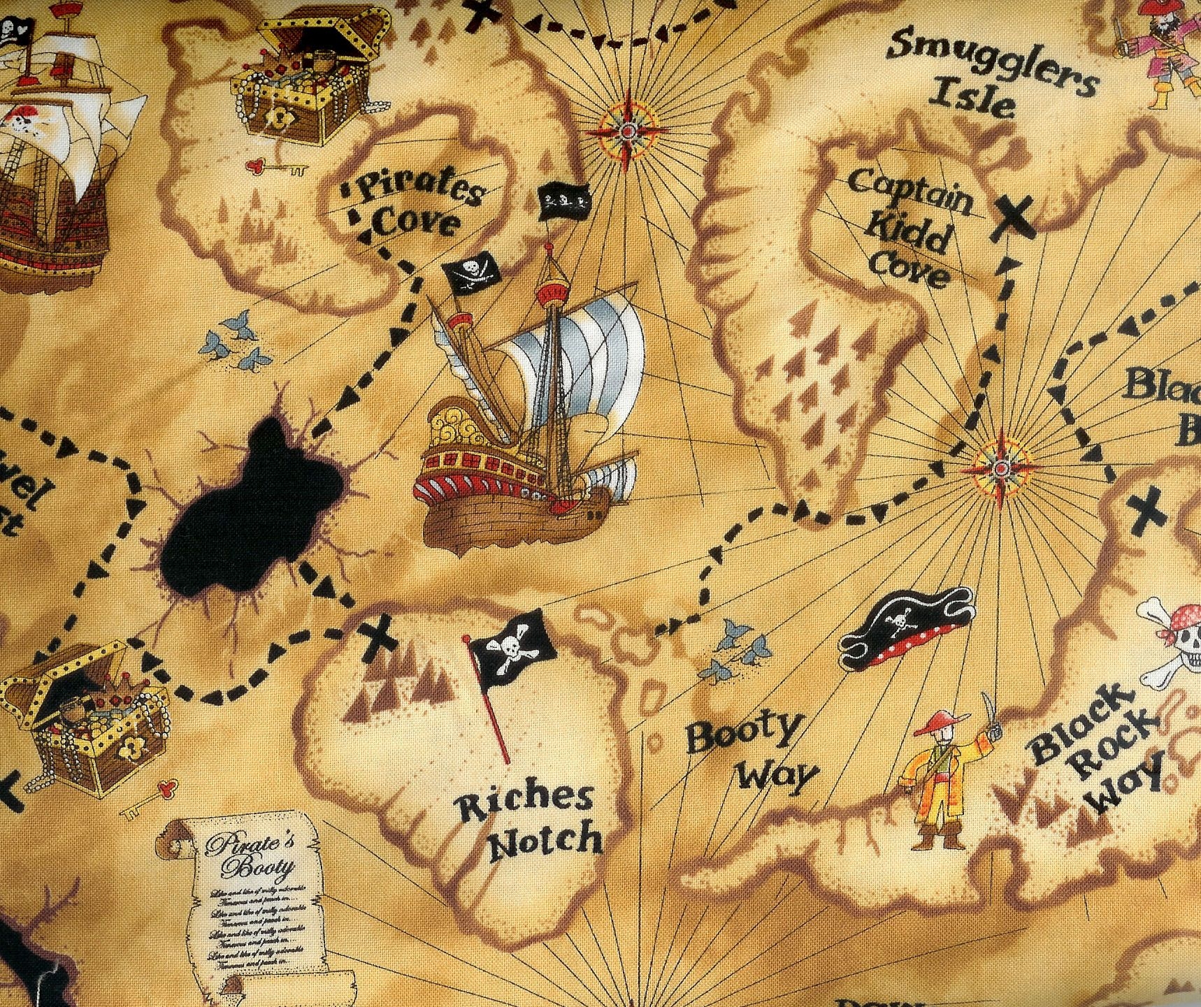 printable pirate treasure map