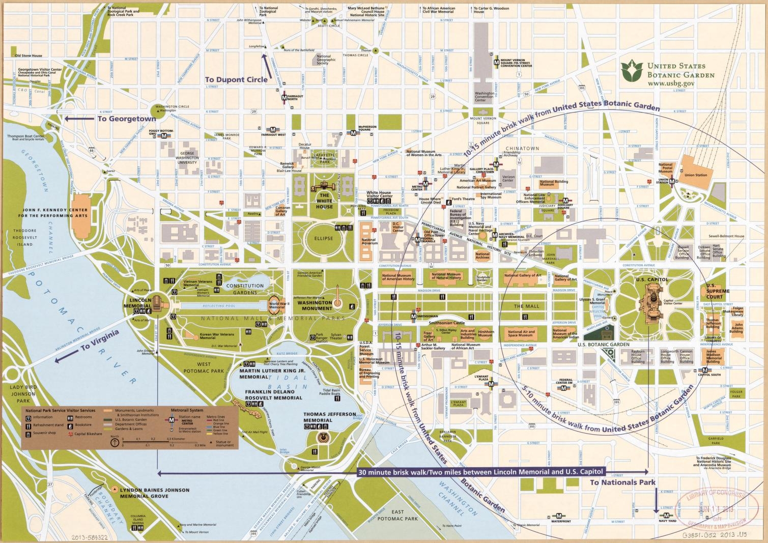 Map Of Washington Dc Printable