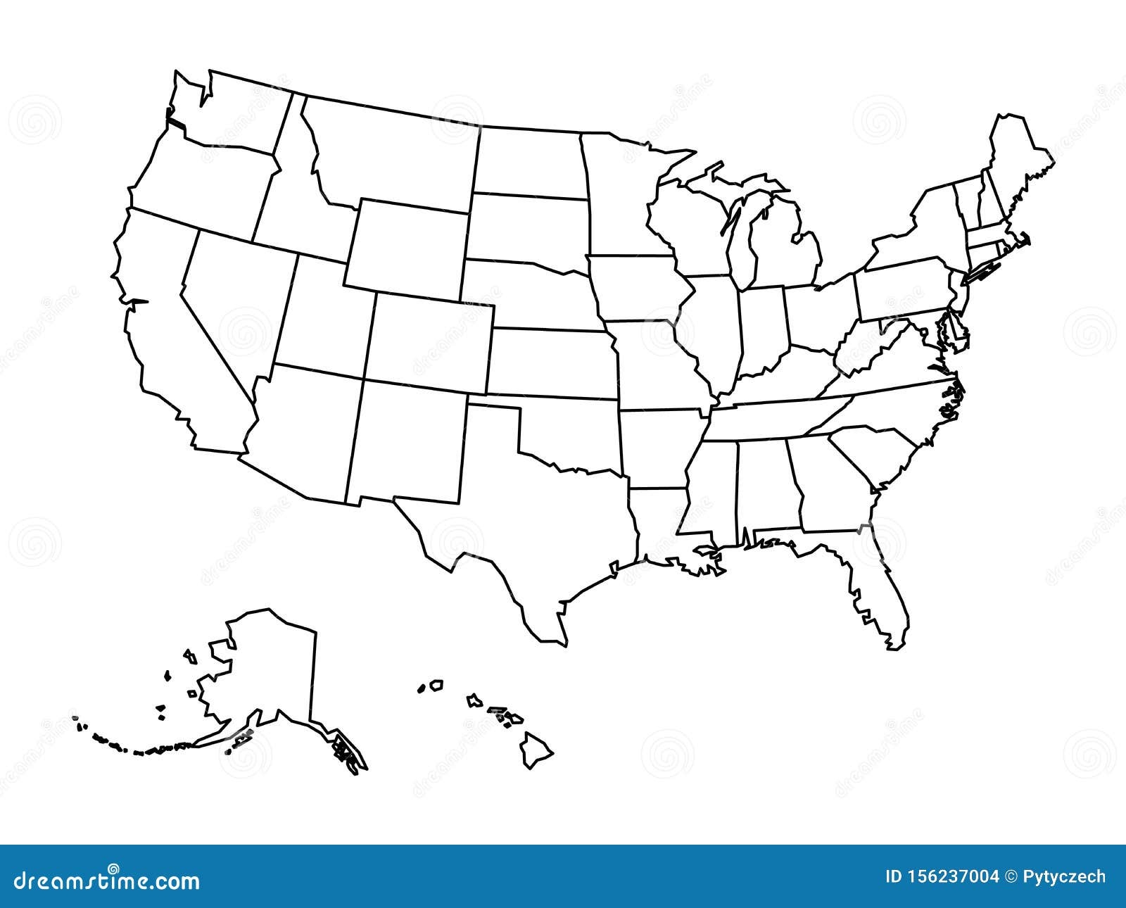 United States Map Black White Stock Illustrations 18 893 United States Map Black White Stock Illustrations Vectors Clipart Dreamstime