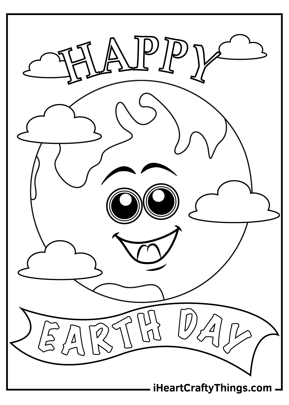 Printable Earth Day Coloring Pages