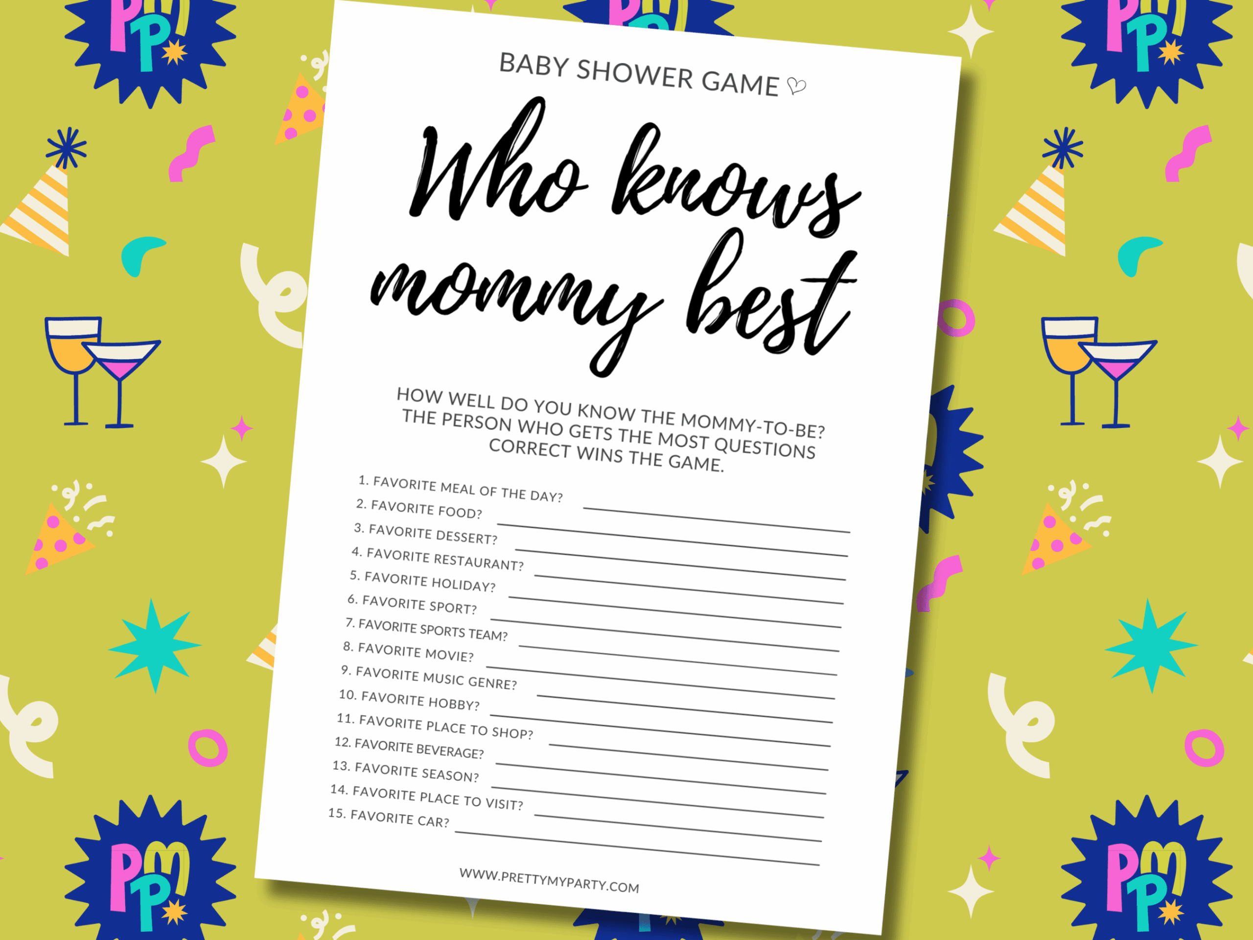 10 Free Printable Baby Shower Games You Can Print And Play Pretty My Party