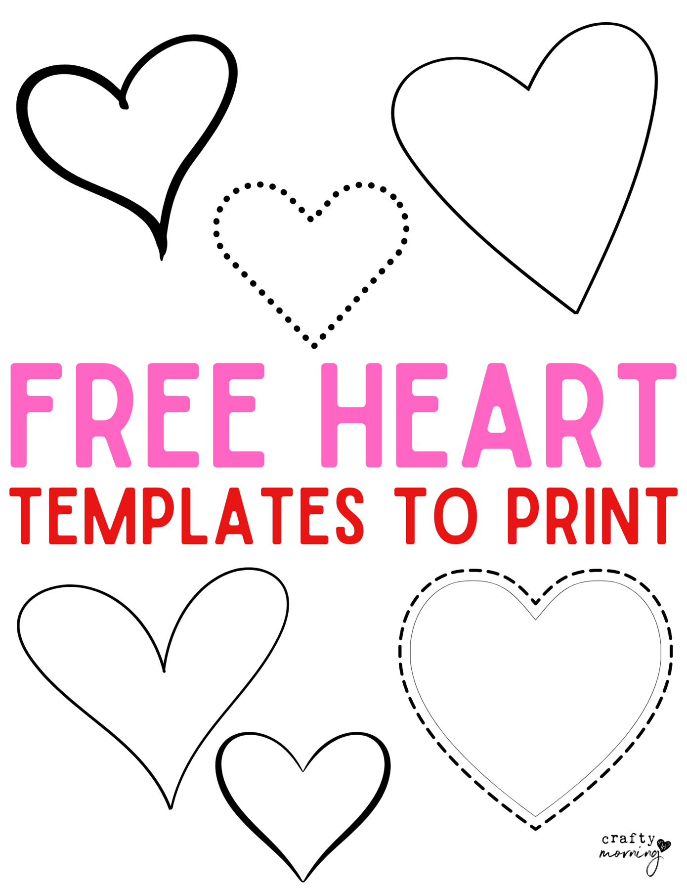 Free Printable Heart Template