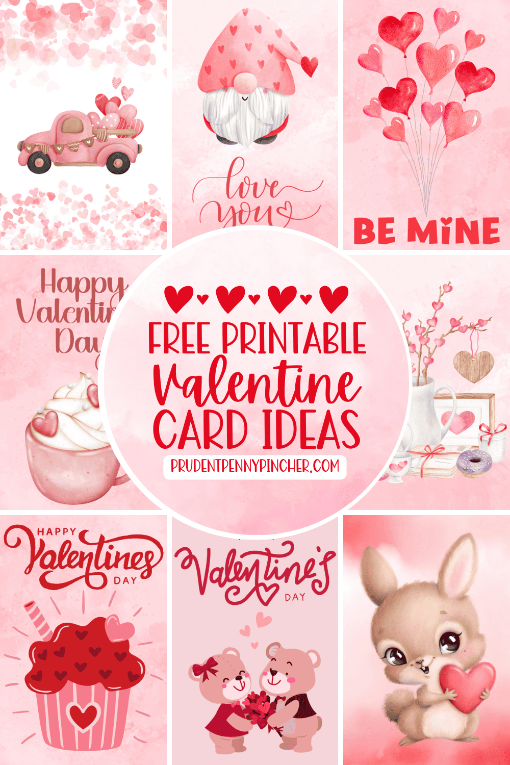 10 Free Printable Valentine s Day Cards Prudent Penny Pincher
