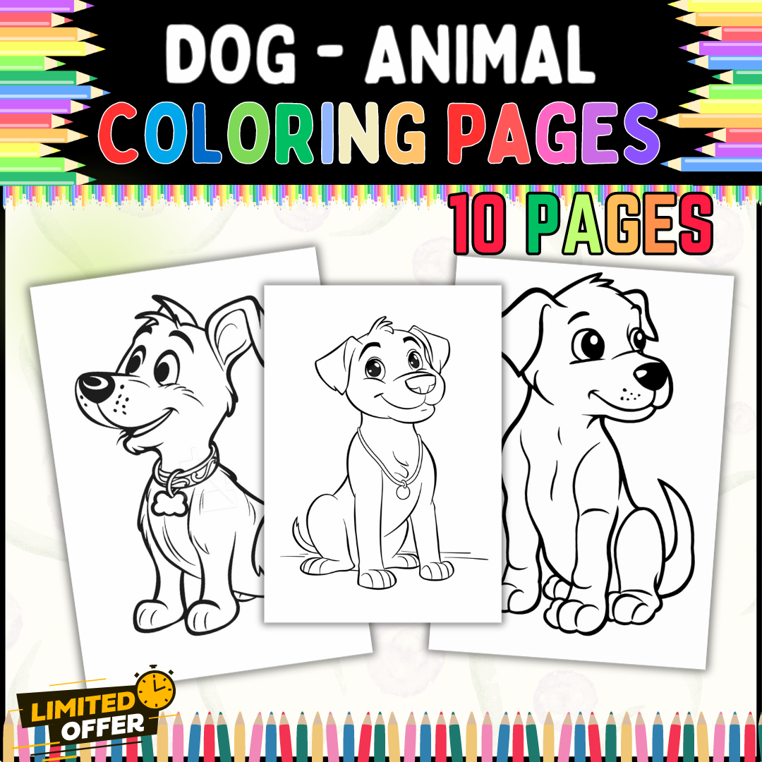 10 Printable Animal Dog Coloring Pages For All Ages Fun U0026 Easy 