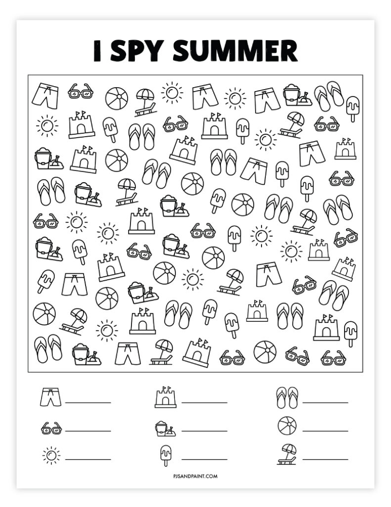 printable kids activities