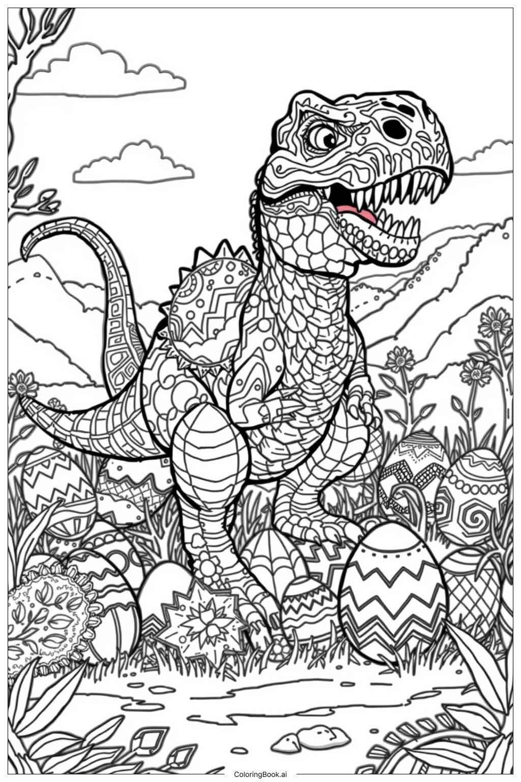 coloring pages printable dinosaurs