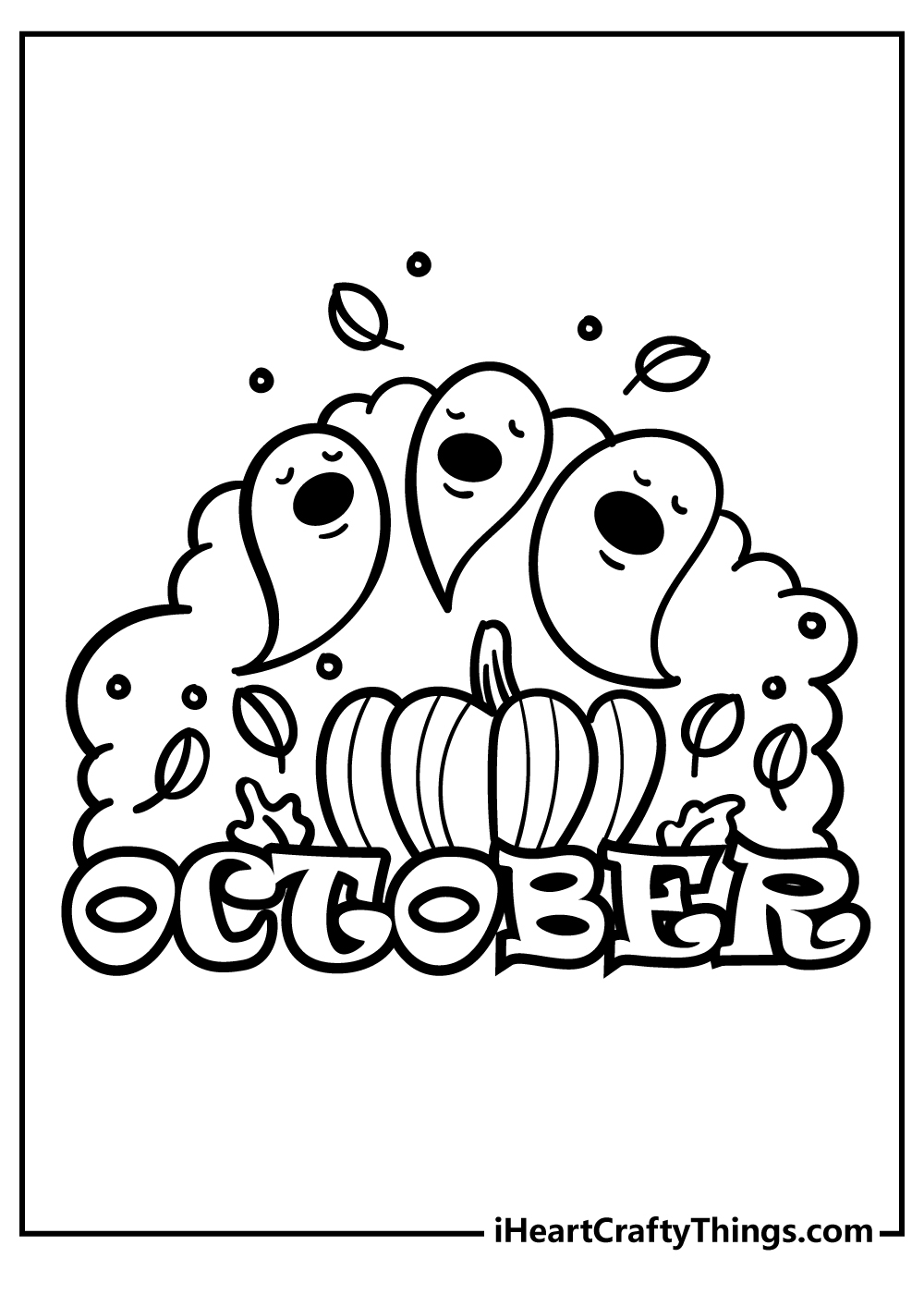 october printable coloring pages