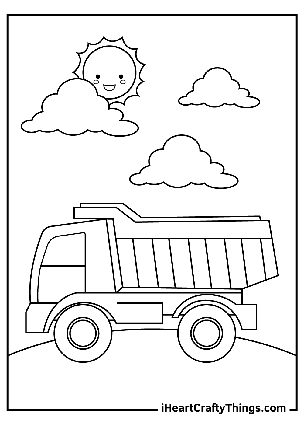 Truck Coloring Sheets Printable