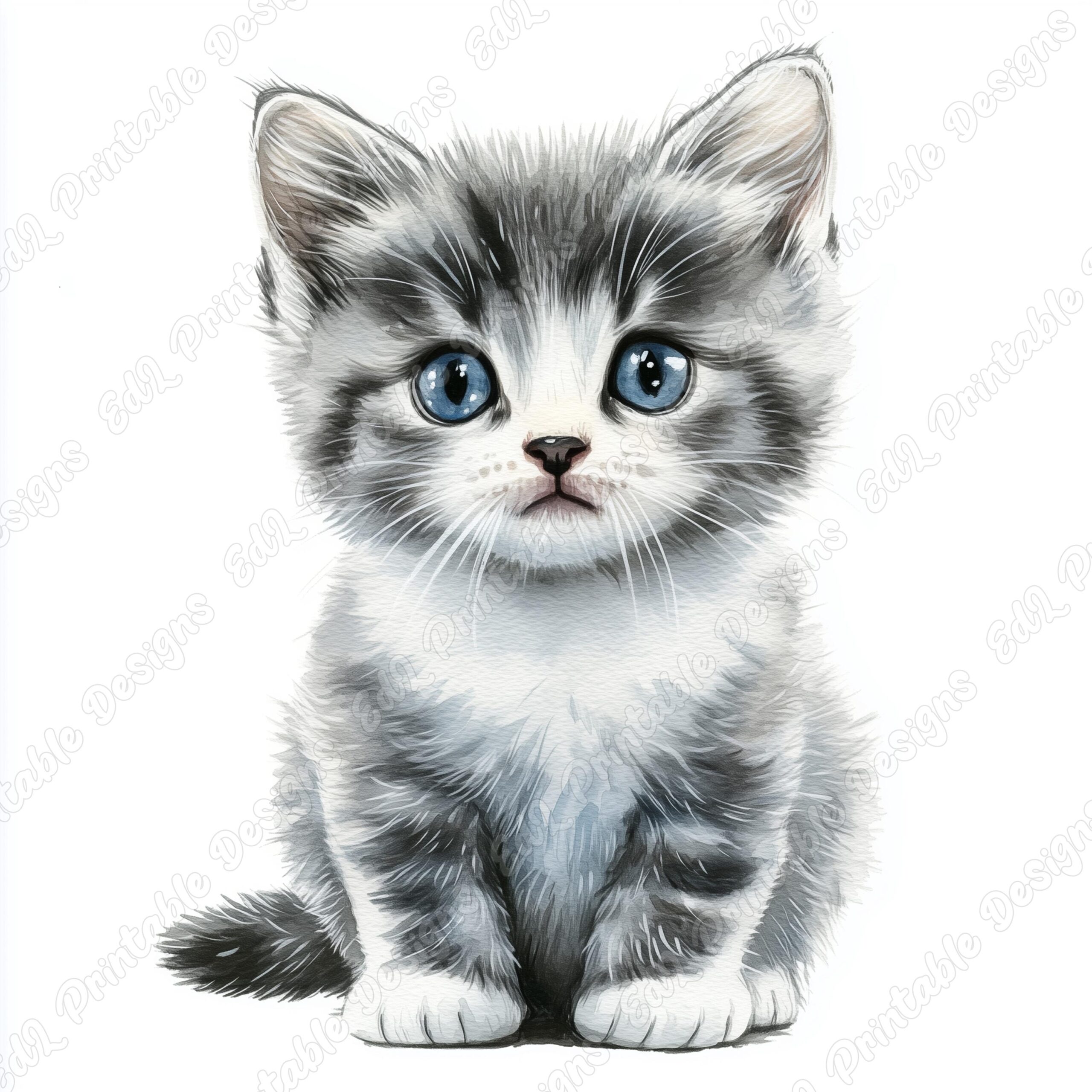 20 Cute Kitten Clip Art Adorable Animal Printable Images 