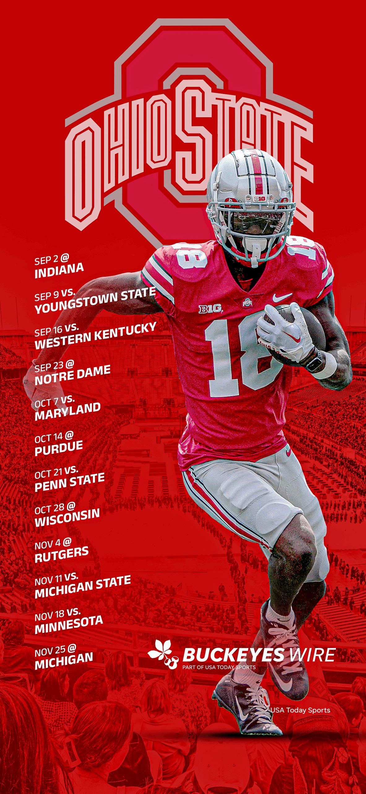 Printable Osu Football Schedule