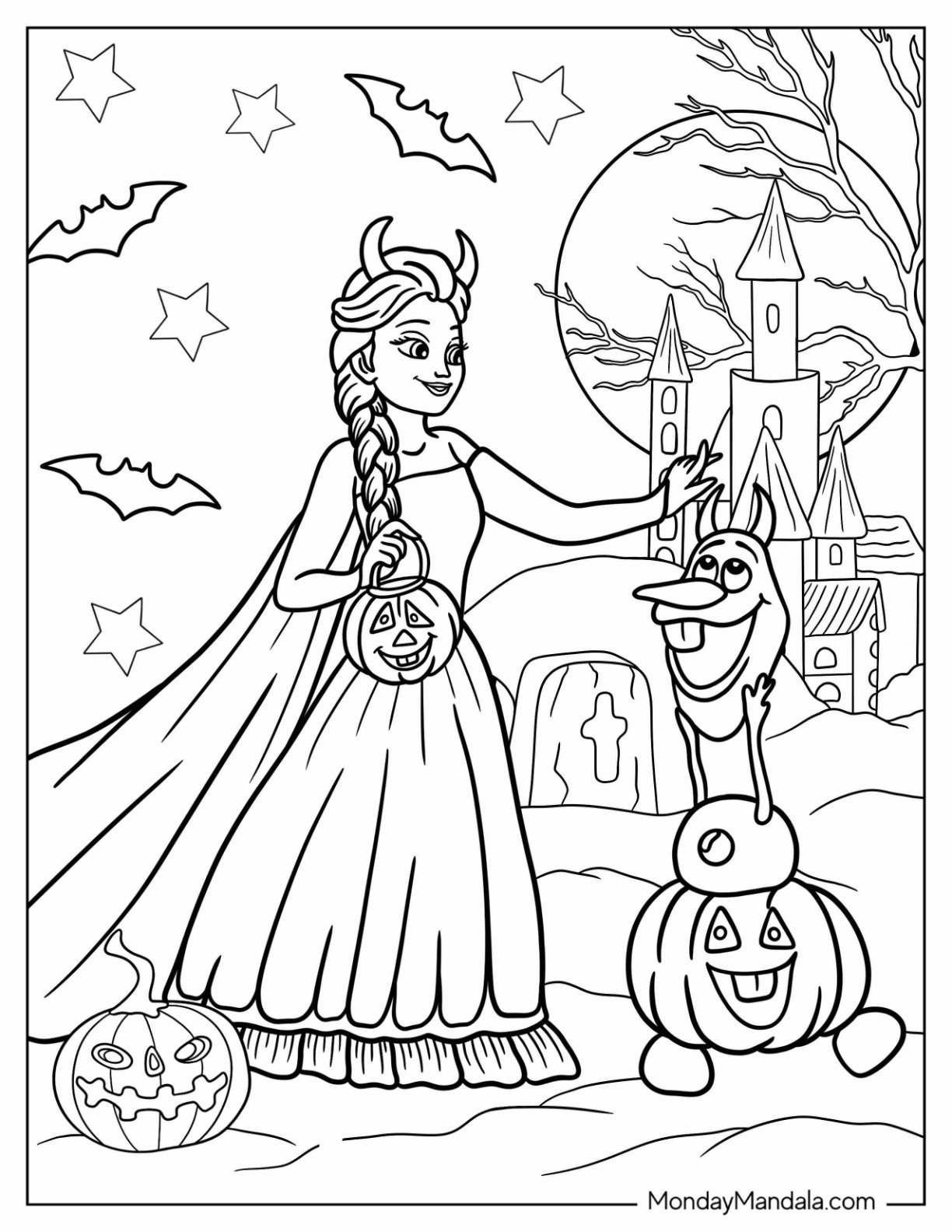 halloween printable pictures to color
