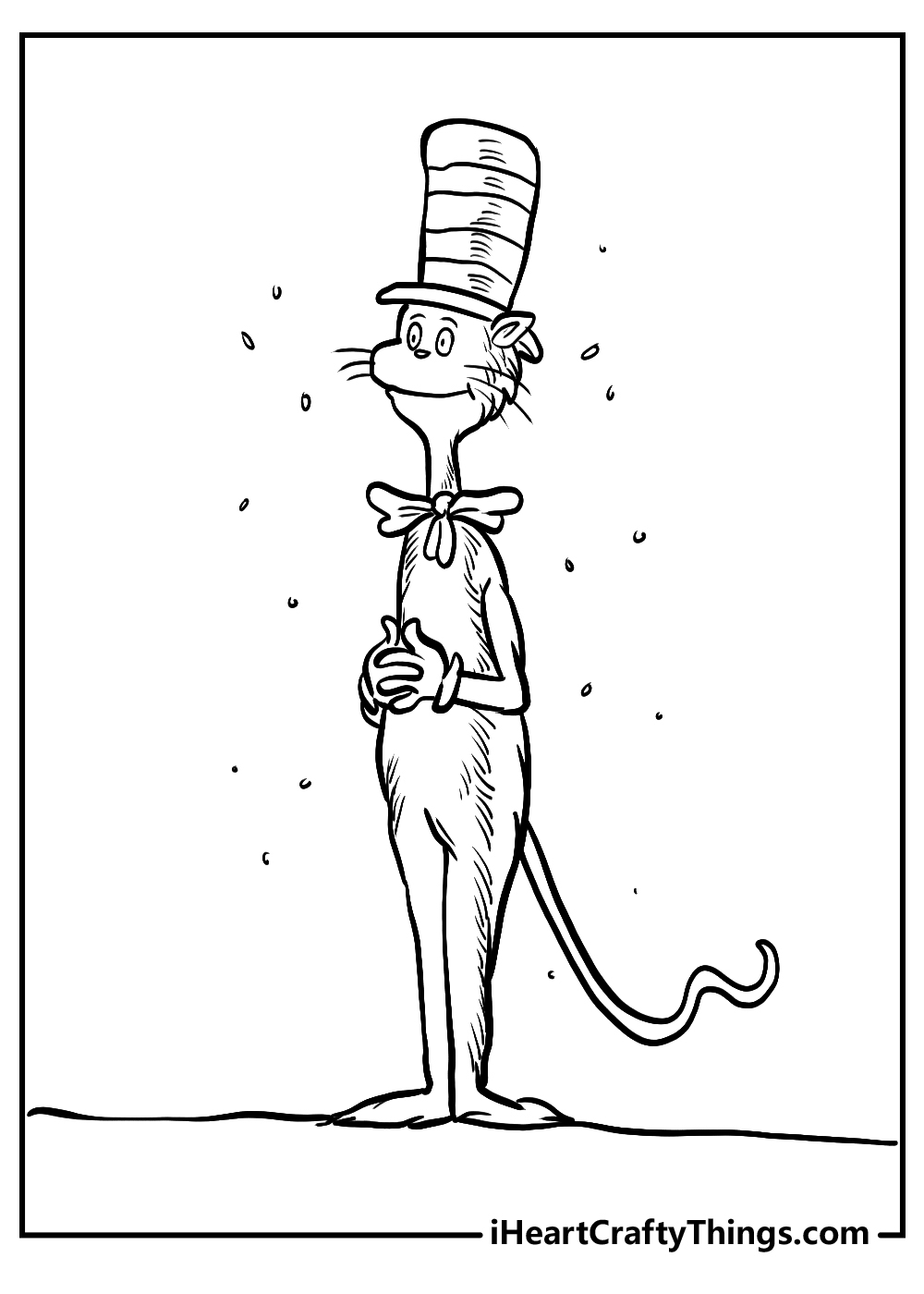 printable cat and the hat
