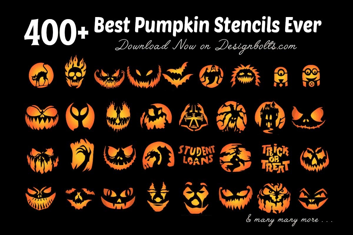 25 Free Trendy Pumpkin Carving Stencils 2023 In PDF U0026 Ai Designbolts