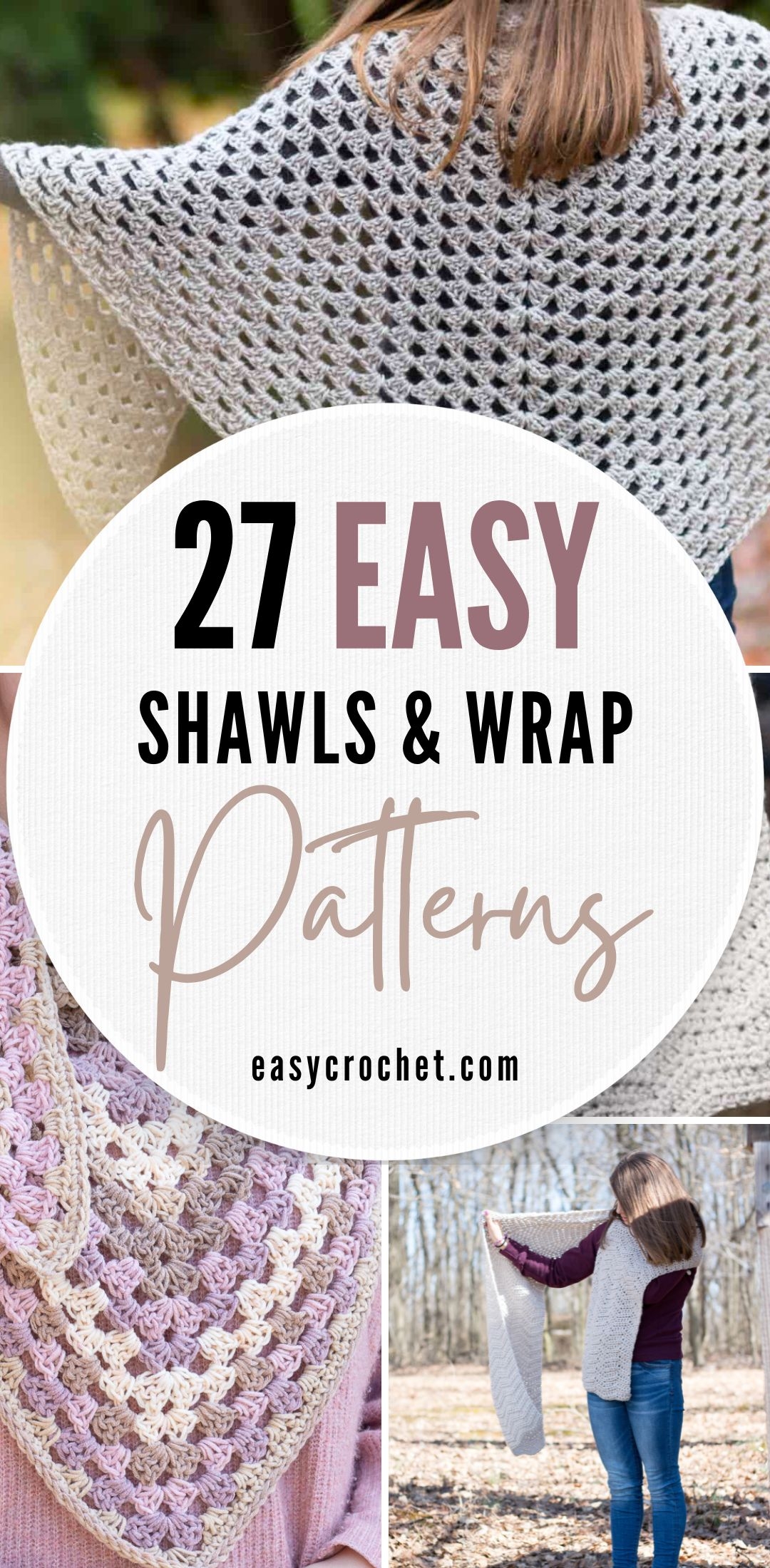 27 Easy Crochet Shawl Patterns All Free Patterns Easy Crochet 