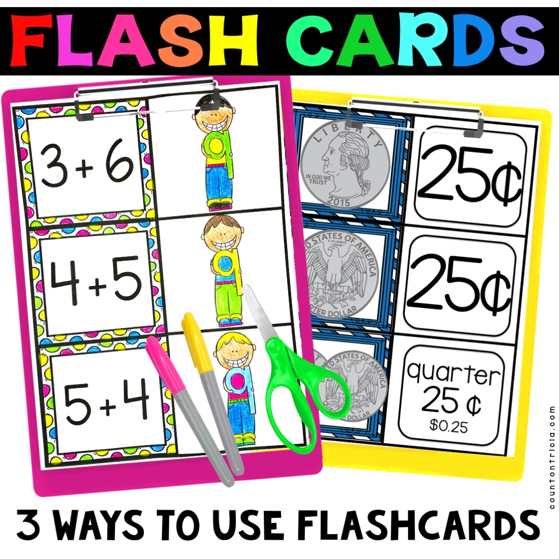 math flash cards printable