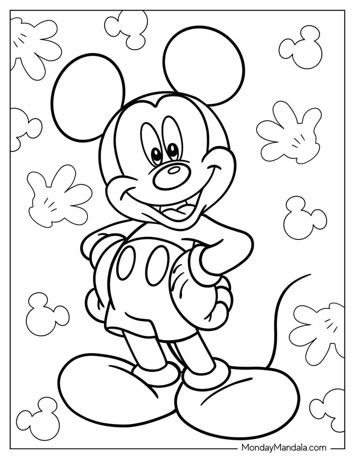 Cartoon Printable Coloring Pages