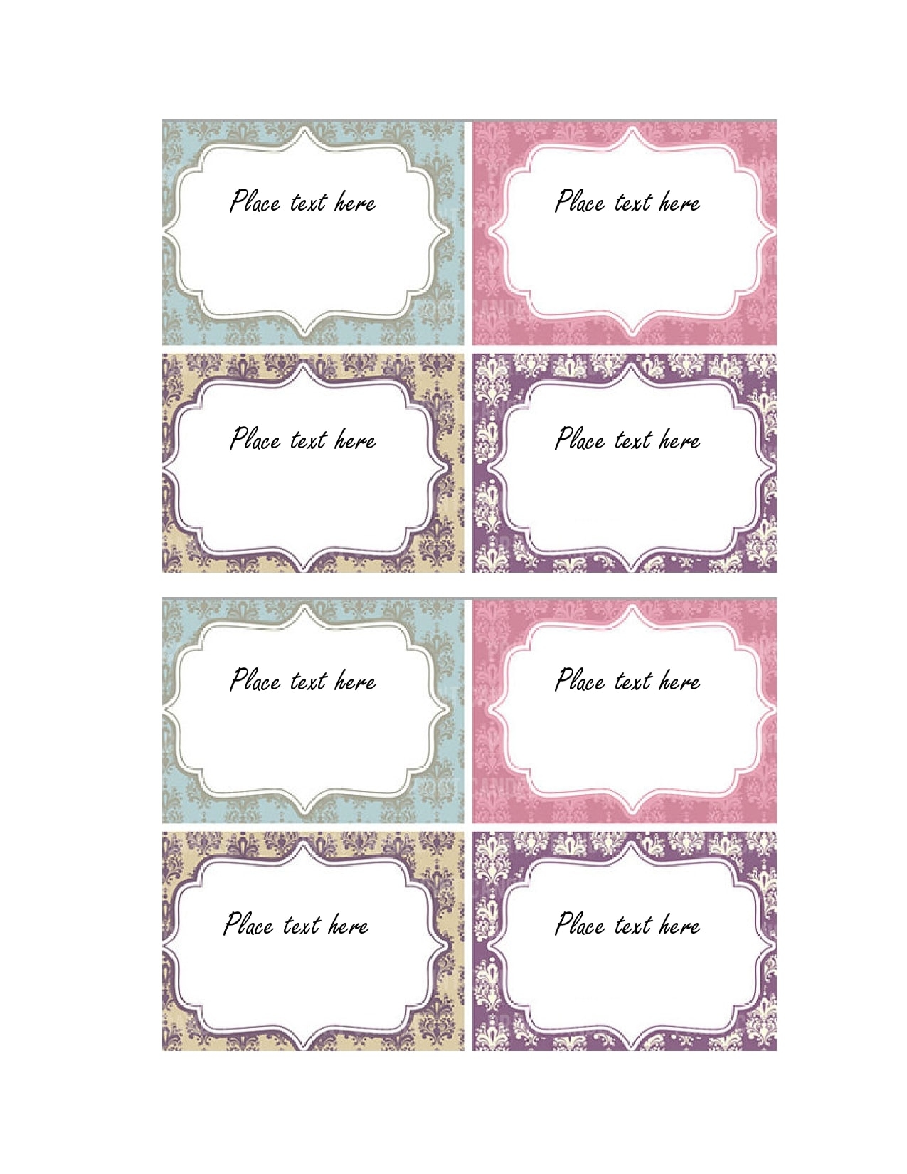 free printable gift label templates