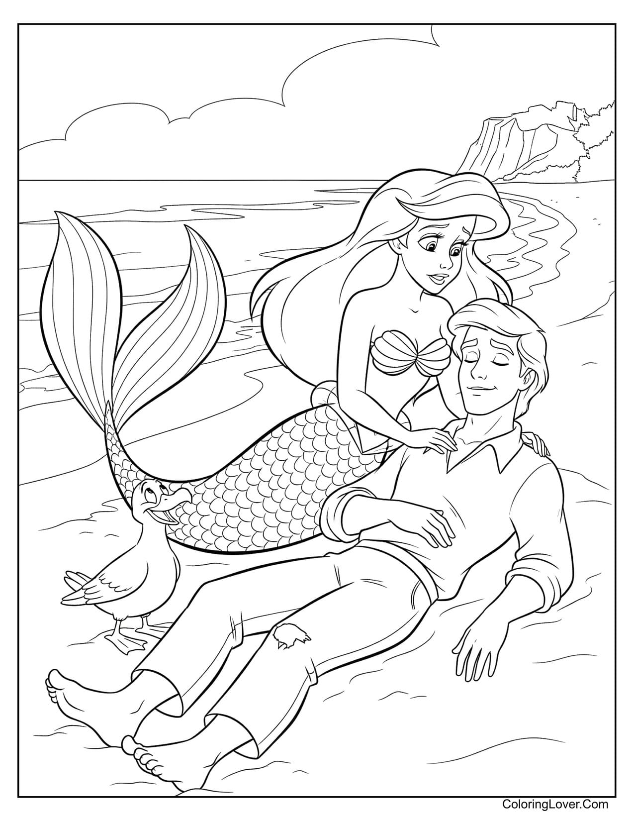 39 Ariel Coloring Pages Free Printables For All Ages 