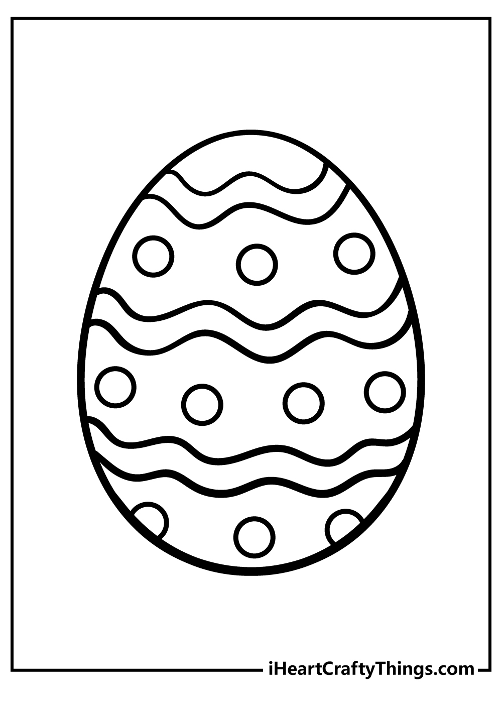 Egg Printable Coloring Pages