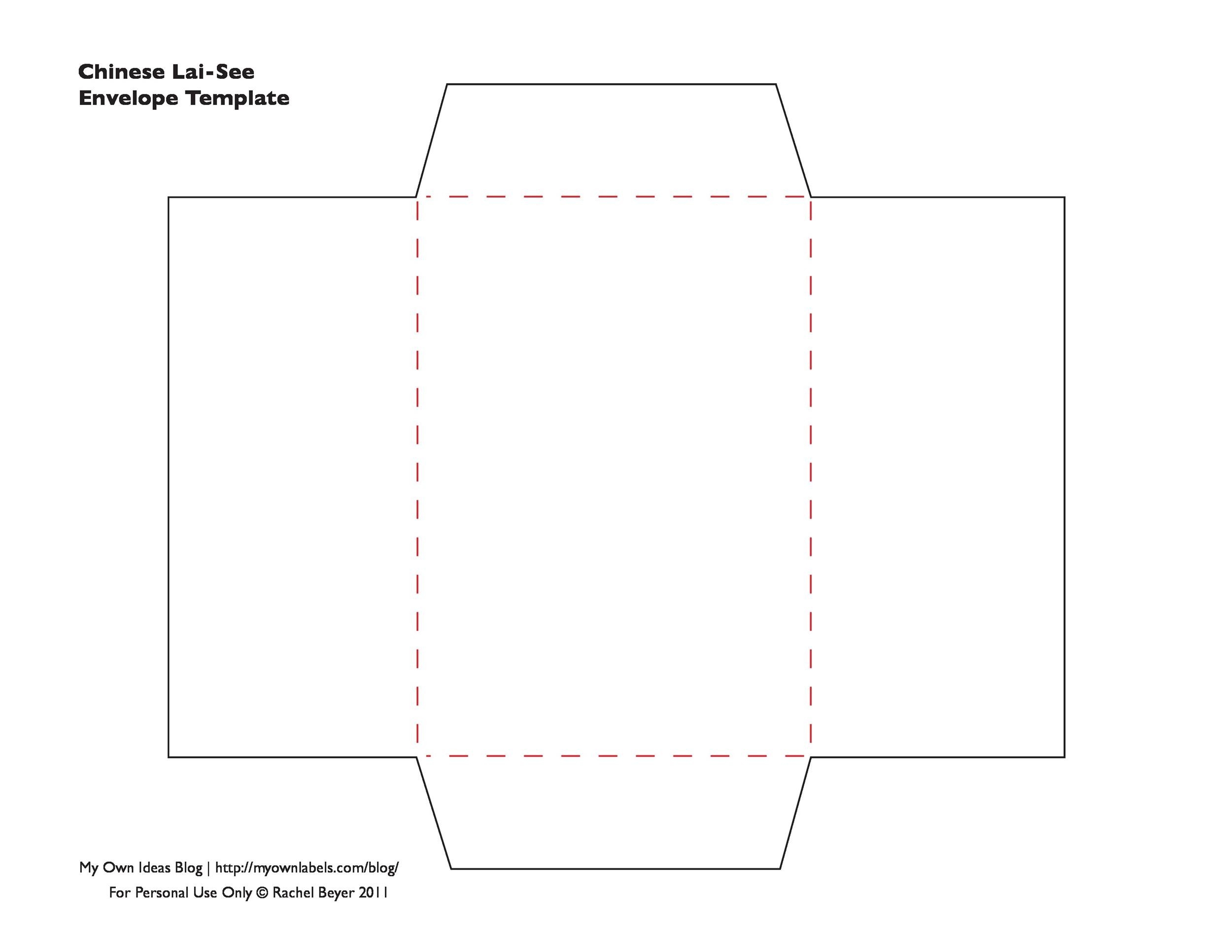 Envelope Template Printable A4