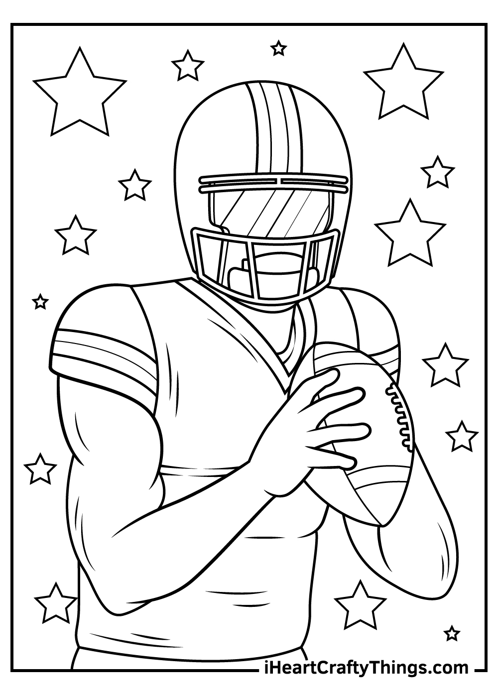 Free Football Printable Coloring Pages