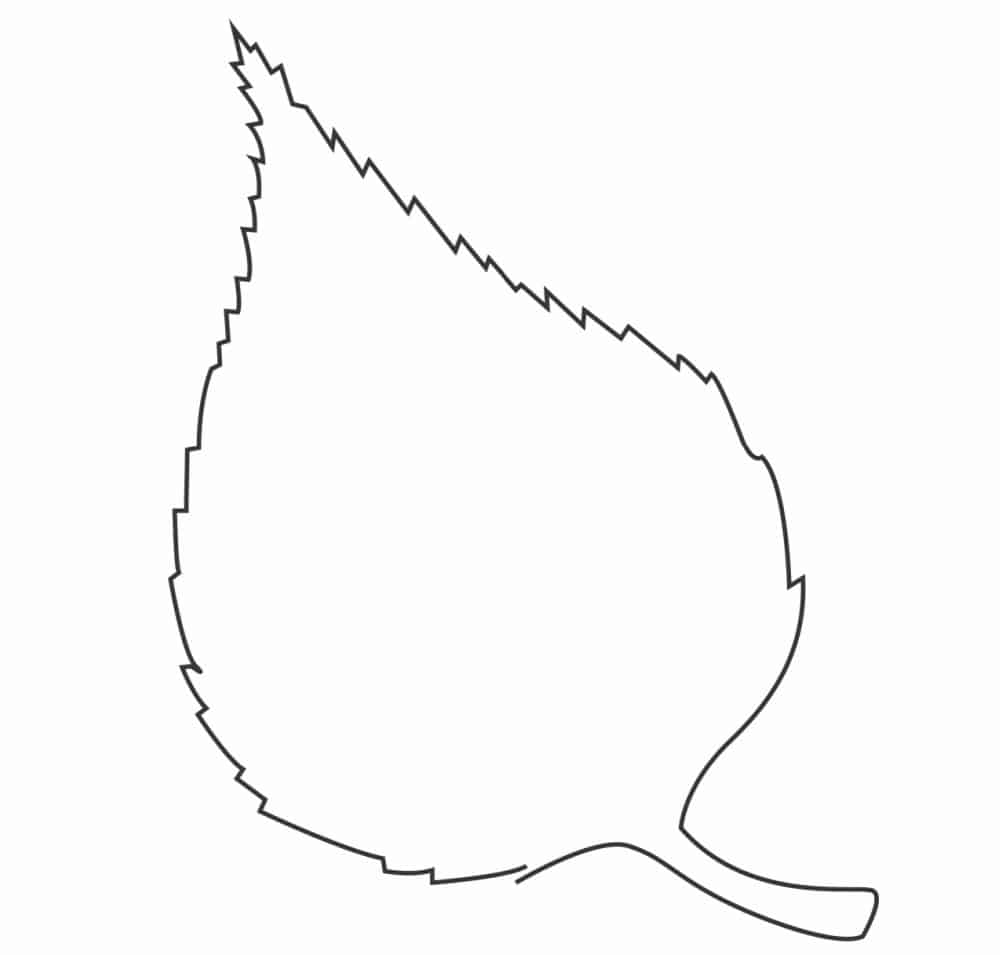 6 Free Fall Leaf Template Printables
