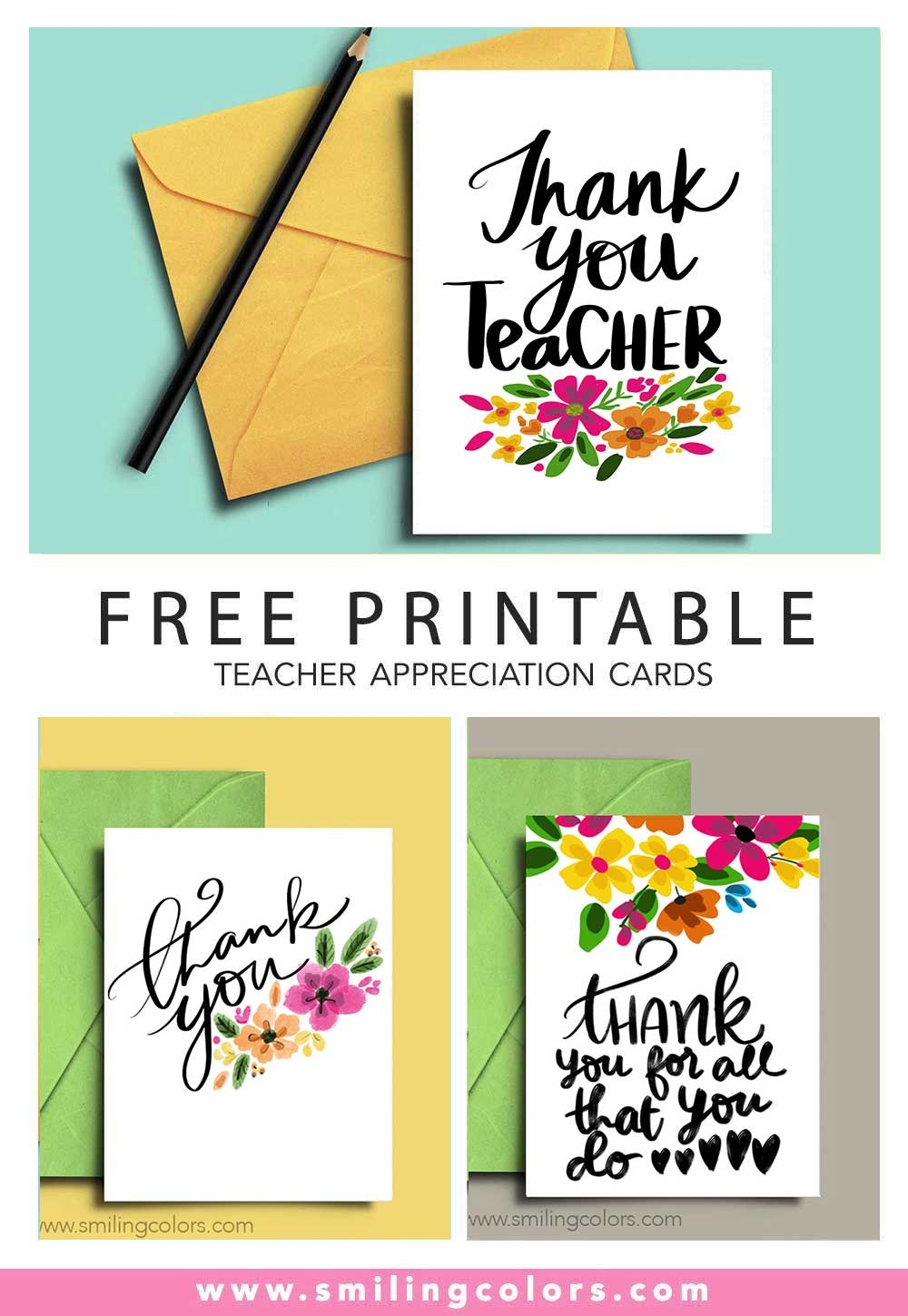 best teacher cards printable