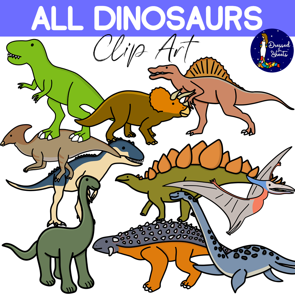All Dinosaurs Clip Art Made By Teachers